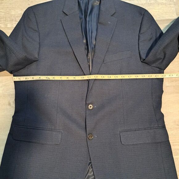 Lauren Ralph Lauren LRL Blazer Mens 42R Houndstooth Suit Jacket Sport Coat - Picture 12 of 15